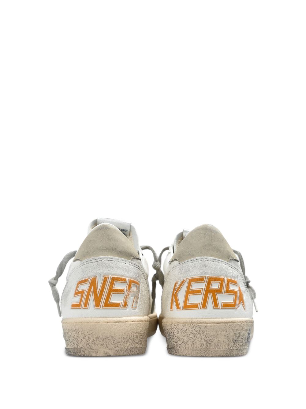 Sneakers Ballstar bianche con applicazione stella e rinforzo a contrasto 