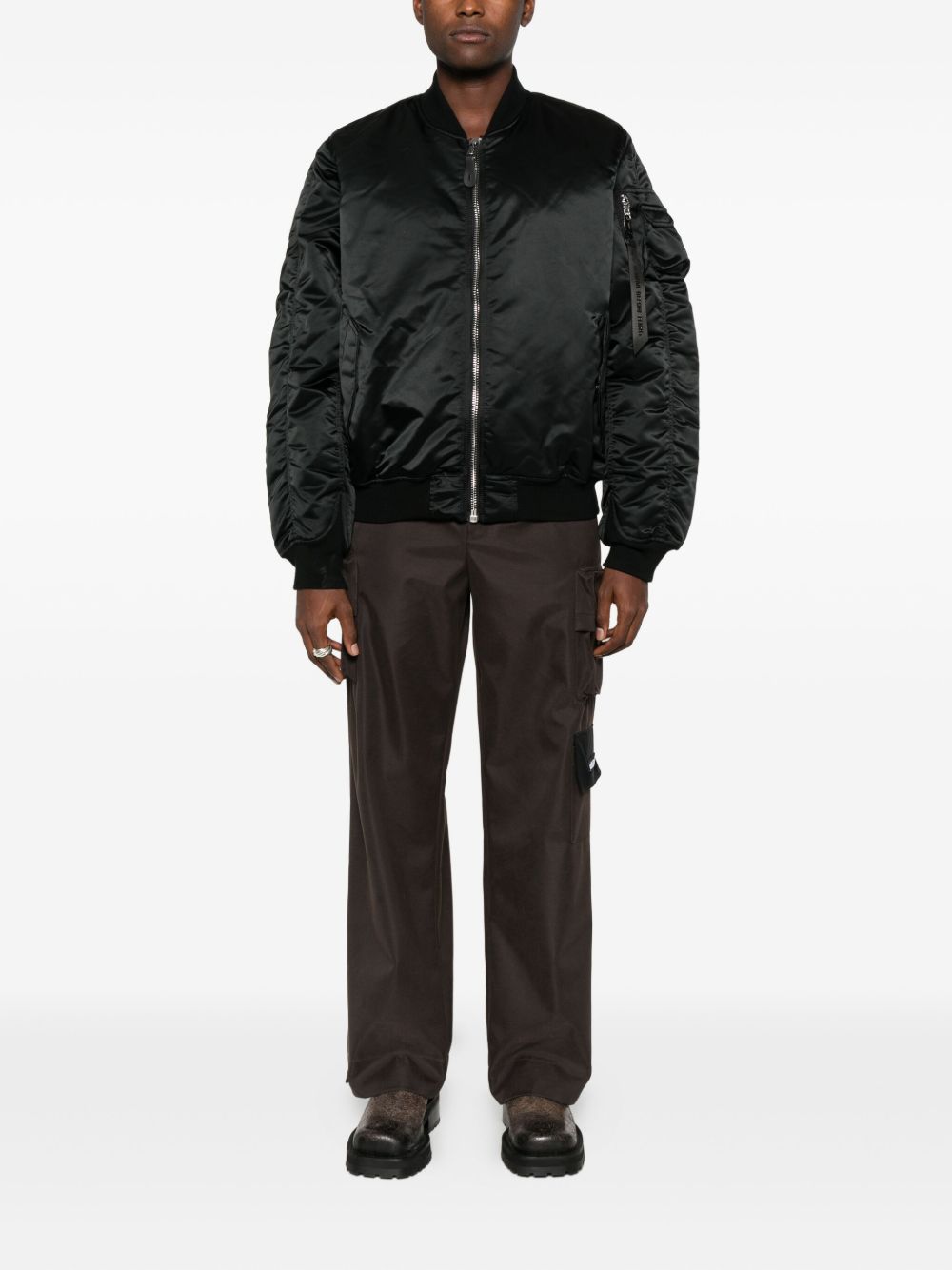 Giacca bomber nera Alpha Industries 