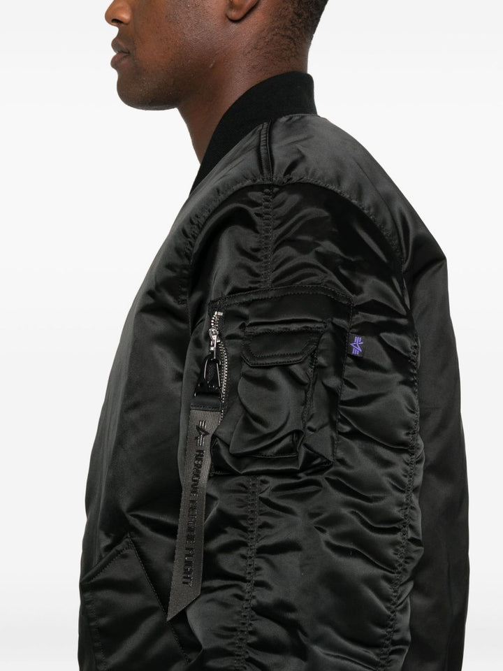 Giacca bomber nera Alpha Industries 
