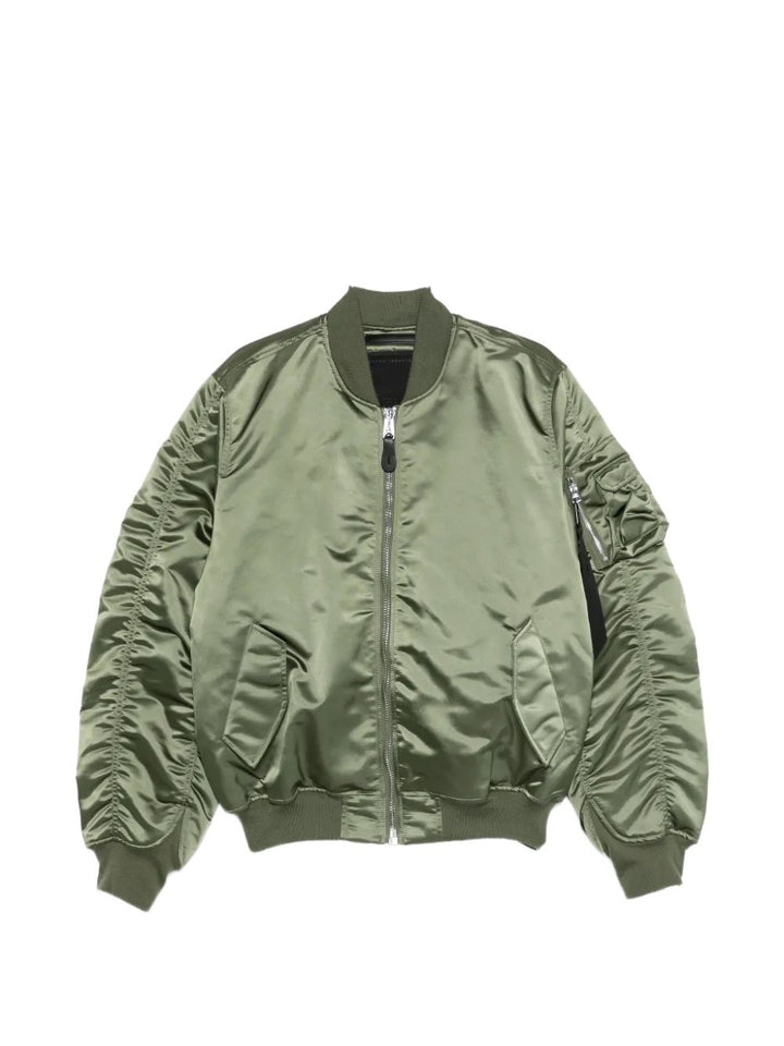 Bomber verde salvia con ruches 