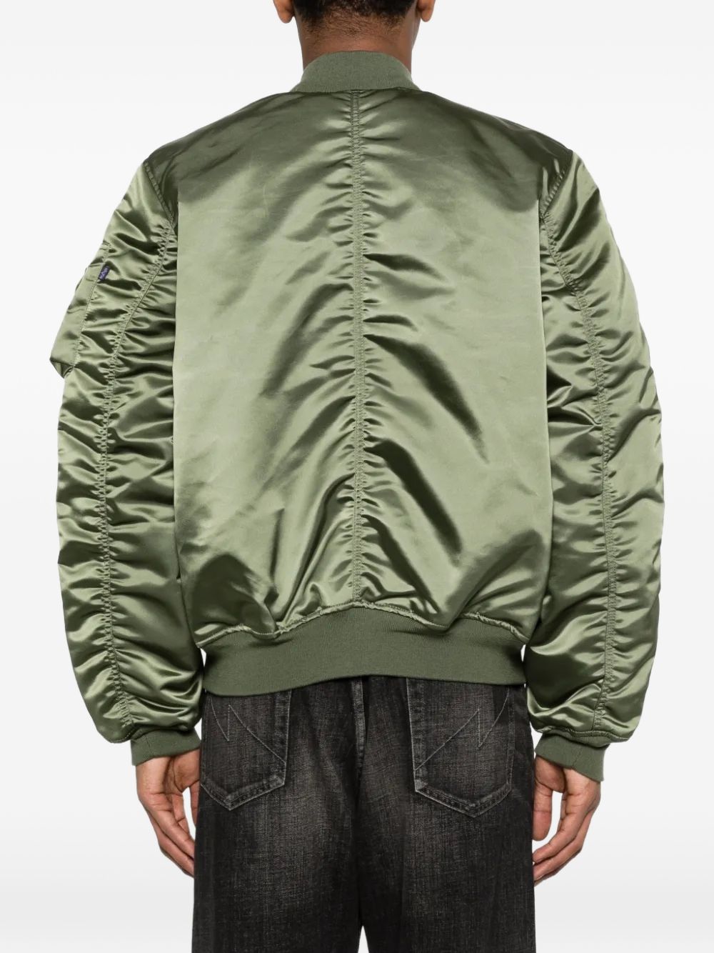 Bomber verde salvia con ruches 