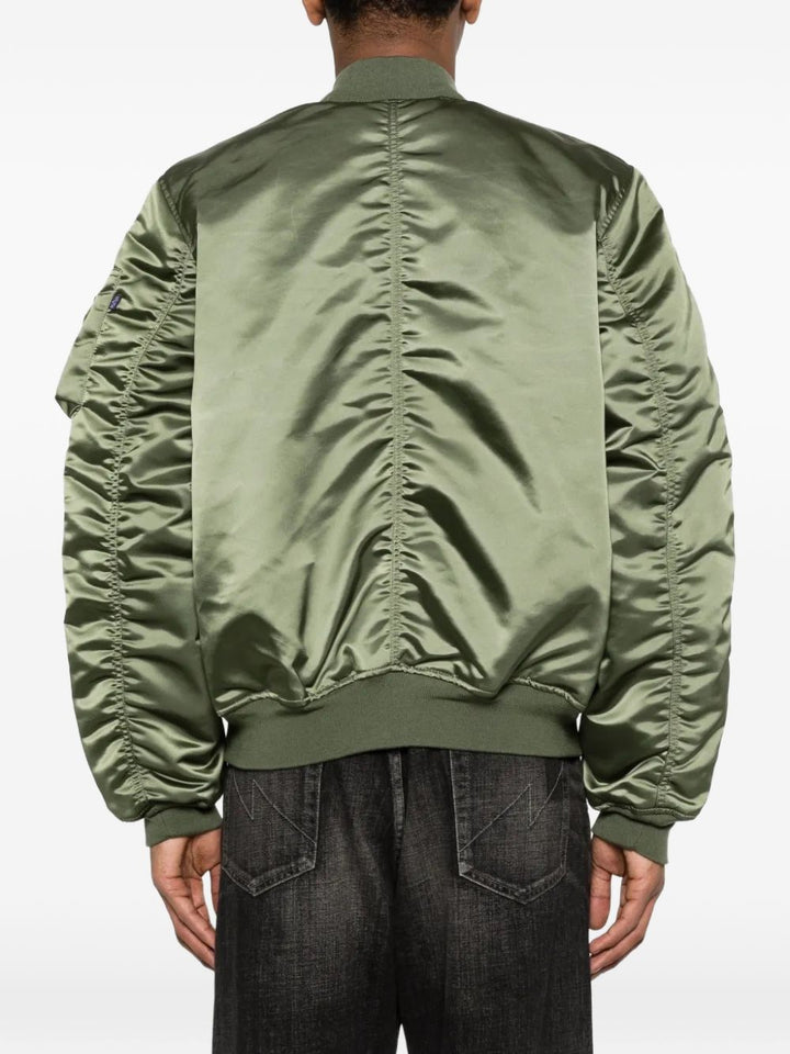 Bomber verde salvia con ruches 