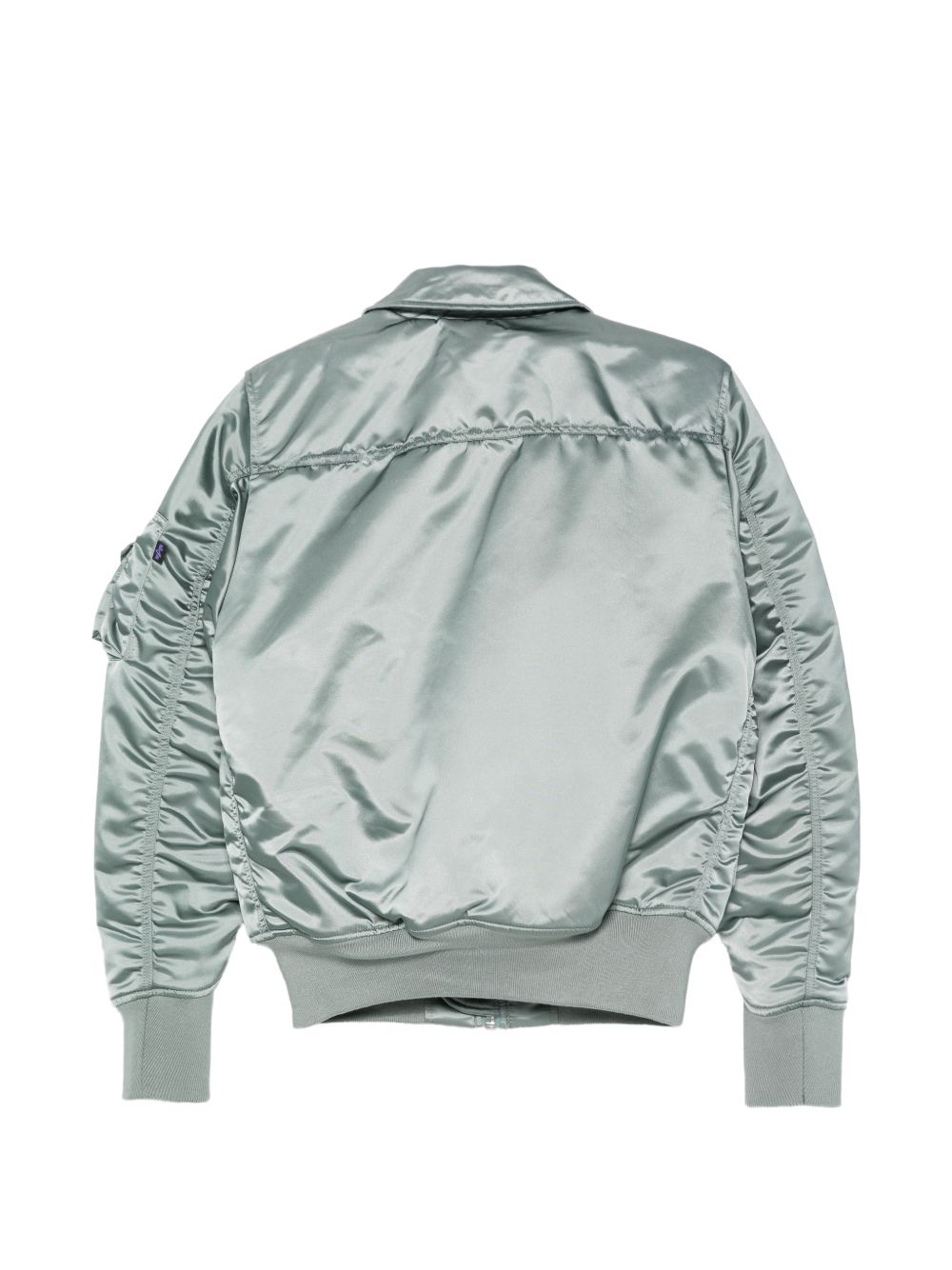 Bomber verde con logo 