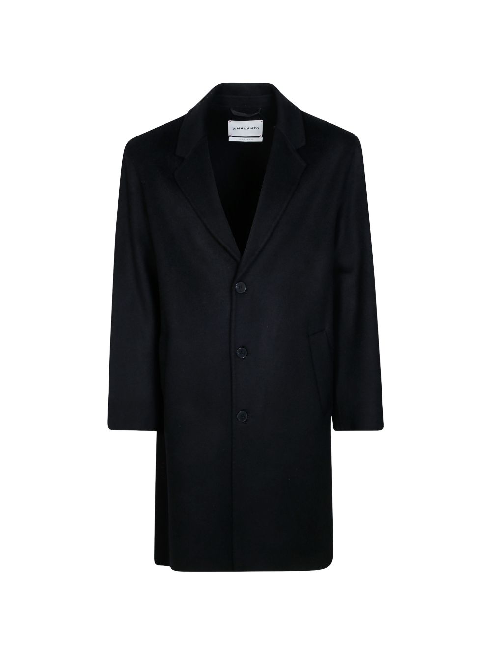 Cappotto monopetto oversize nero 