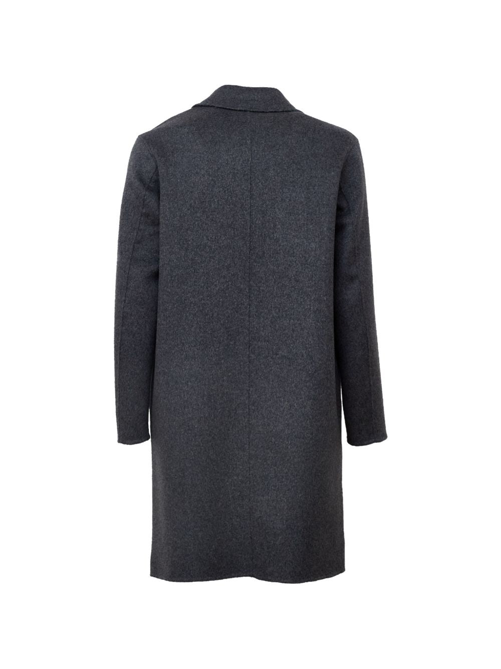 Cappotto monopetto oversize cenere 