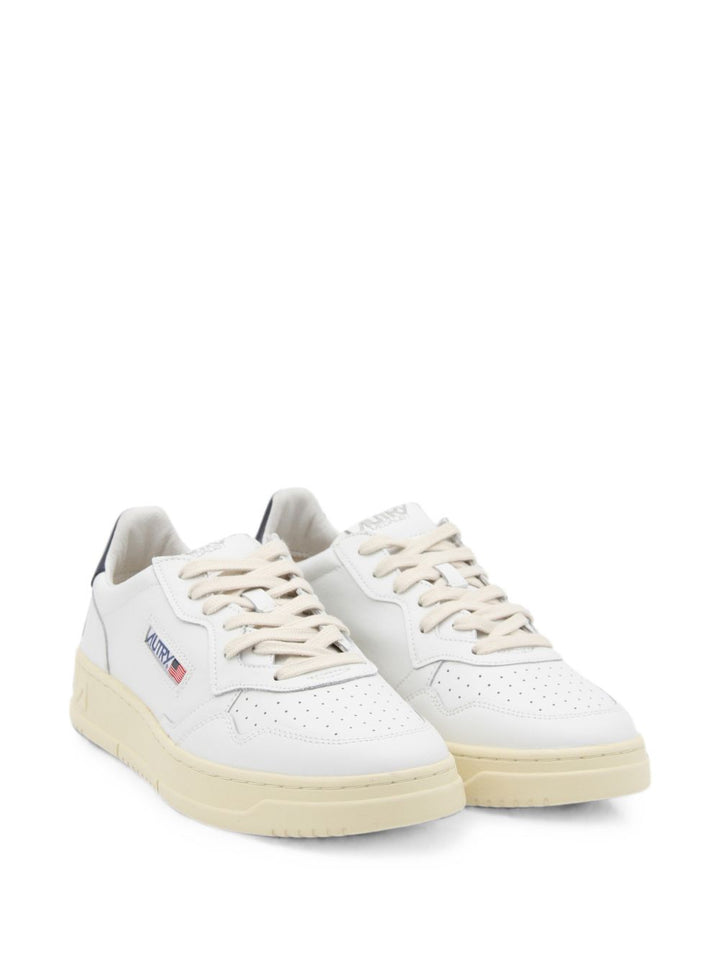 Sneakers white/space con applicazione logo 