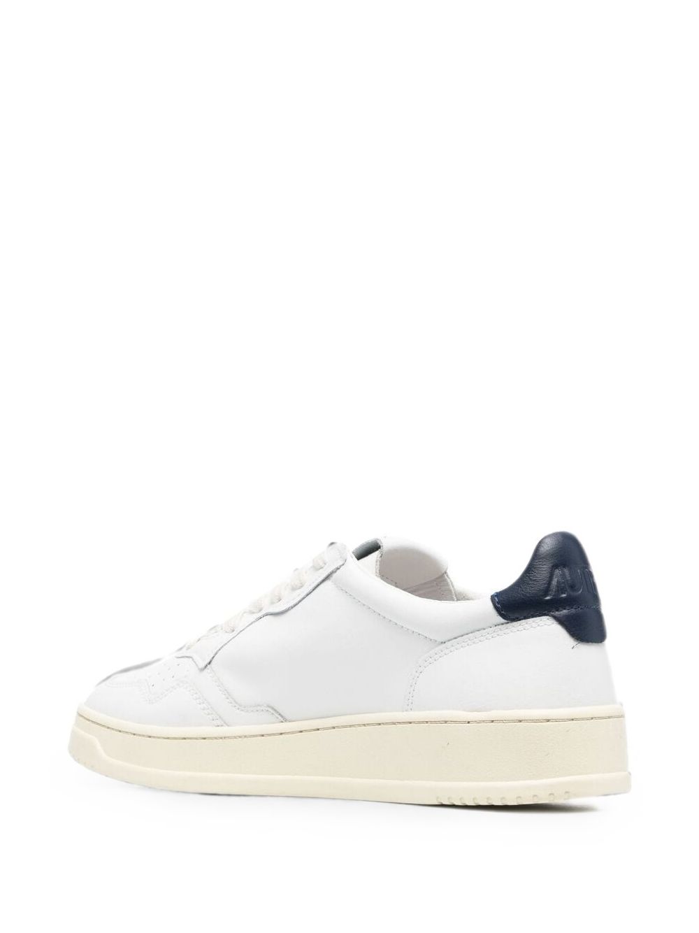 Sneakers white/space con applicazione logo 