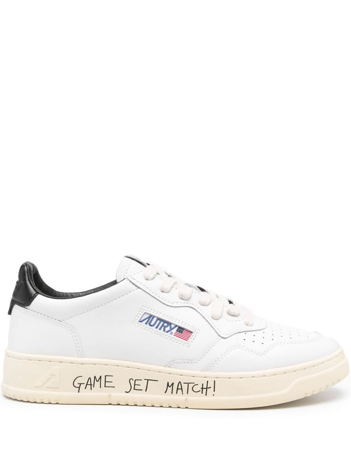 Sneakers Medalist con inserti white/black 