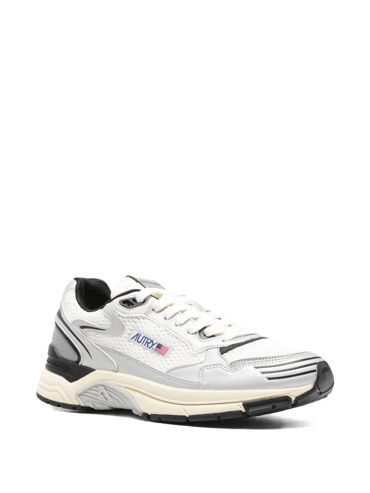 Sneakers Hiperway con logo silver/white/black 