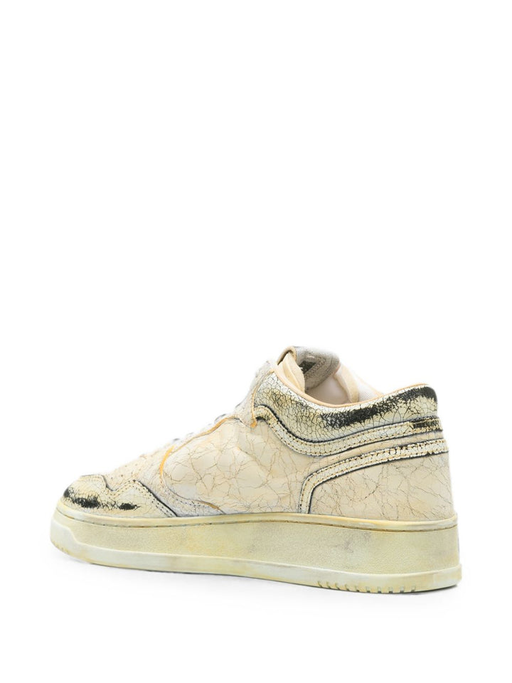 Sneakers bianche in pelle 