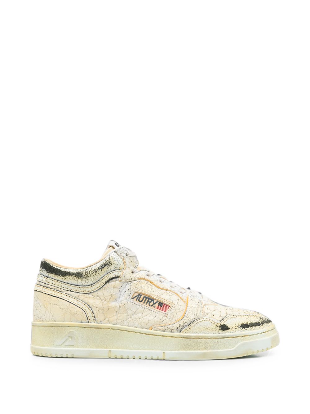 Sneakers bianche in pelle 
