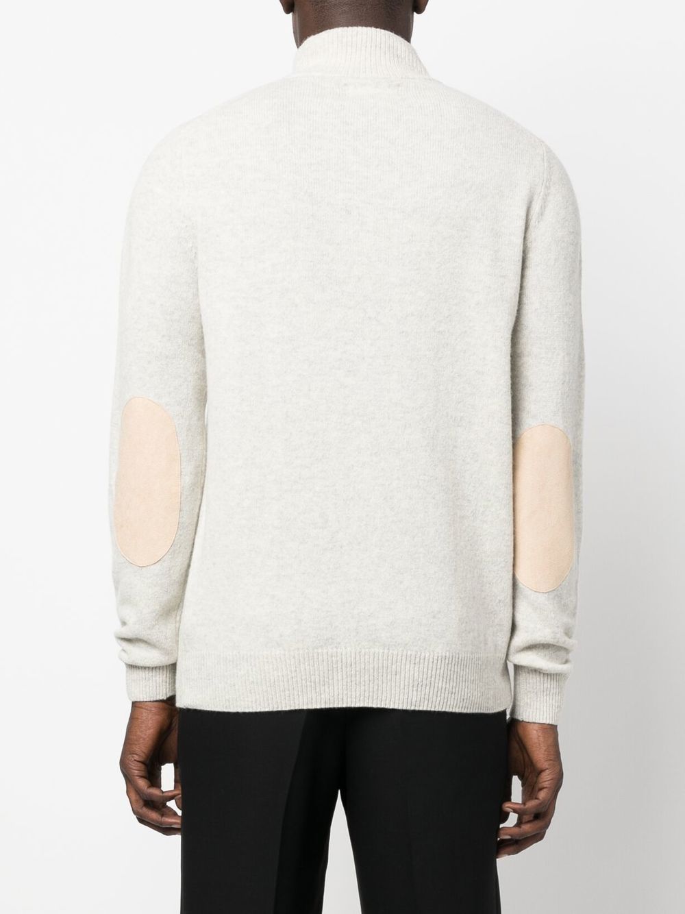 Maglione perla con Bottoni 