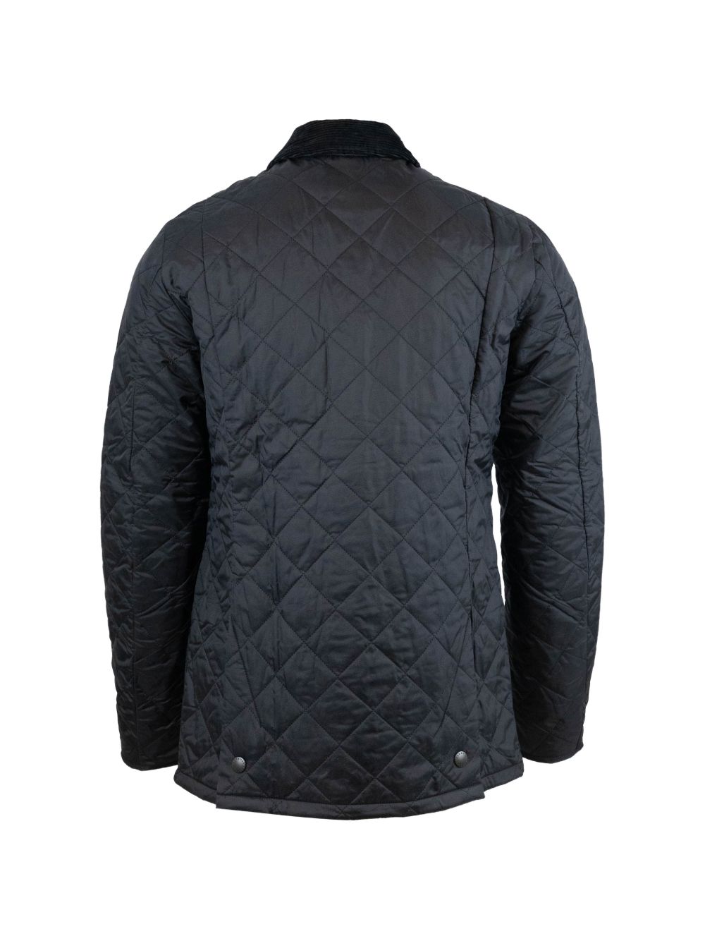 Piumino blu navy con logo frontale 