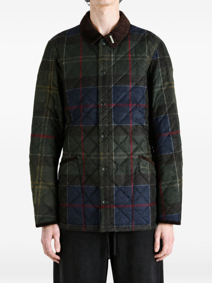 Giacca trapuntata Tartan Heritage Liddesdale verde 