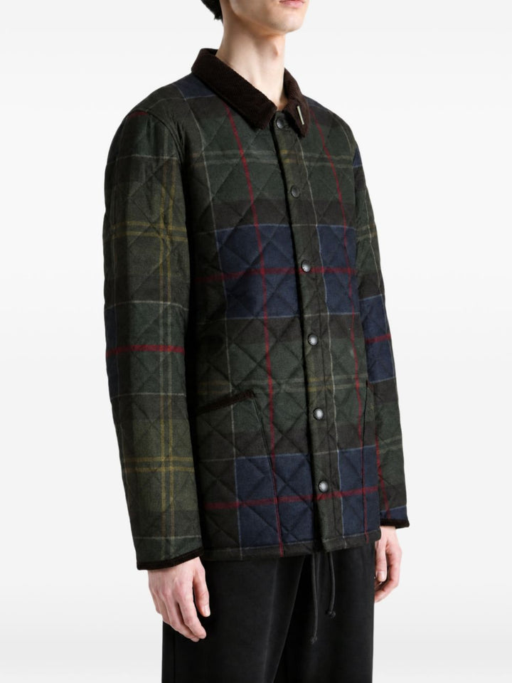 Giacca trapuntata Tartan Heritage Liddesdale verde 