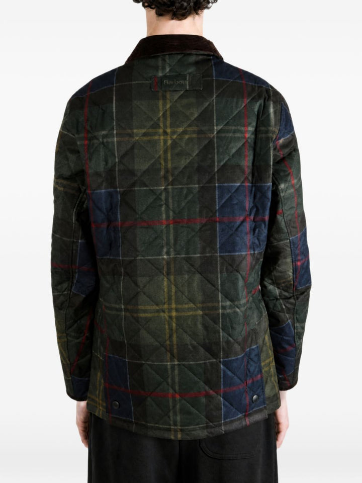 Giacca trapuntata Tartan Heritage Liddesdale verde 