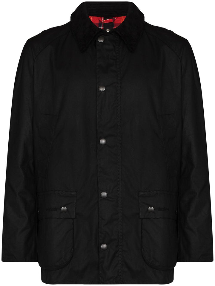 Giacca Ashby cerata nera 