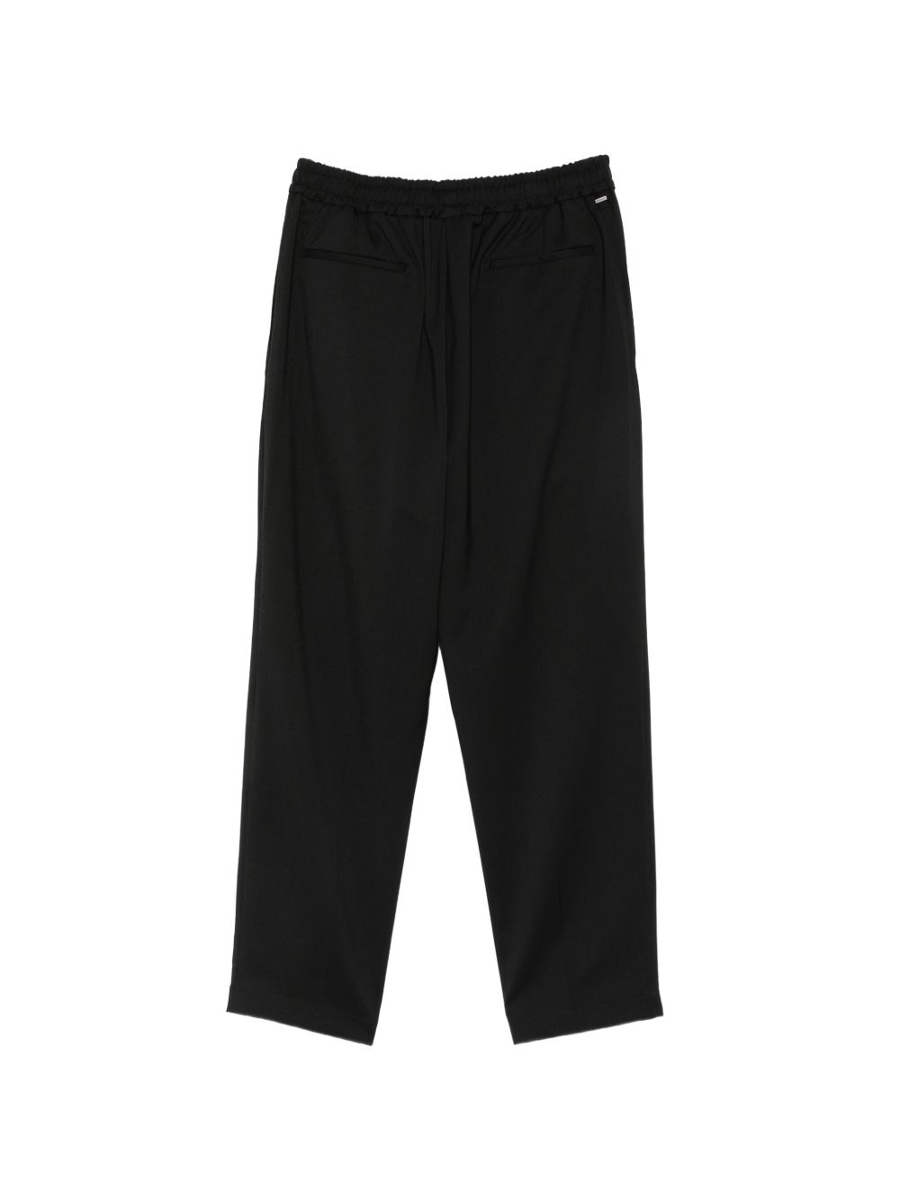 Pantaloni neri con vita elasticizzata 