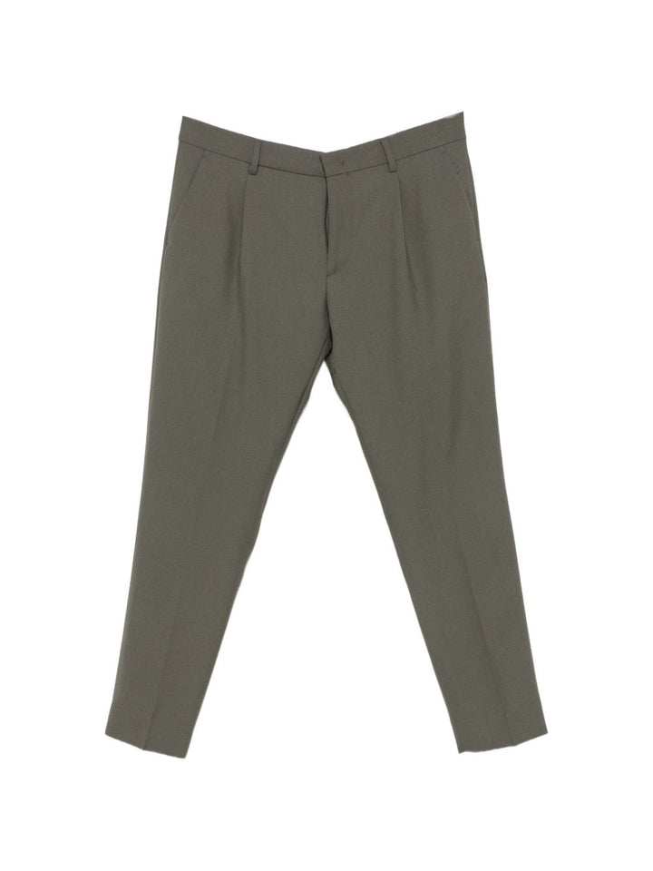 Pantaloni fango Ricky con pieghe 