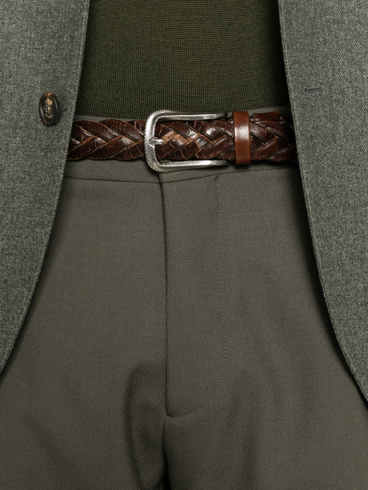 Pantaloni fango Ricky con pieghe 