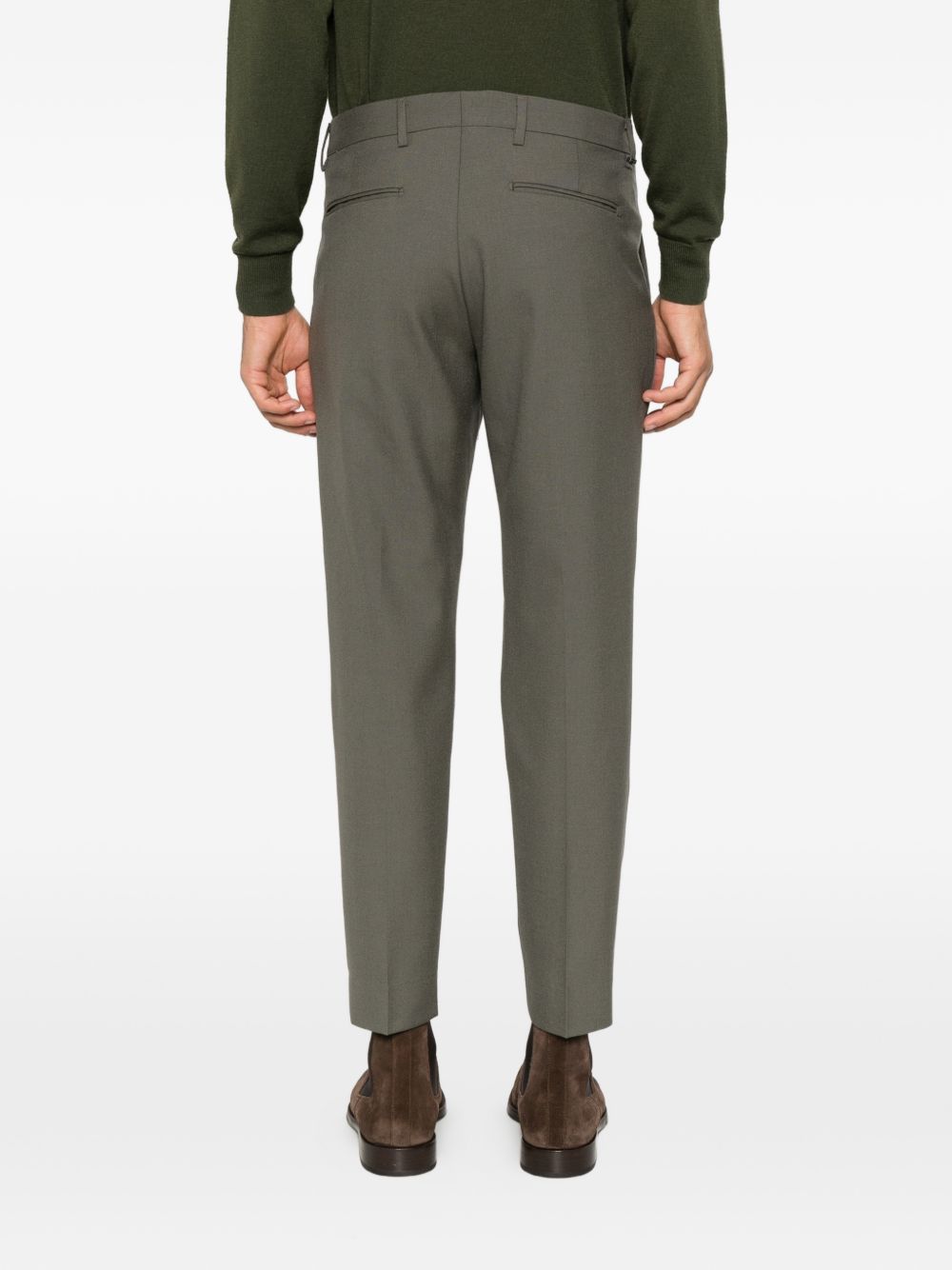 Pantaloni fango Ricky con pieghe 