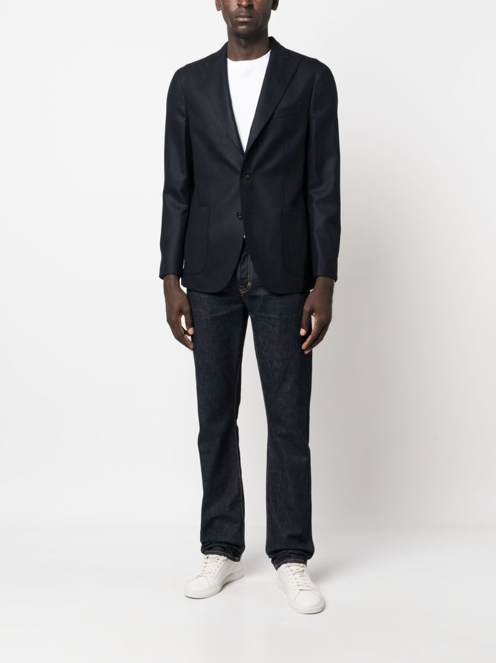 Blazer monopetto blu 
