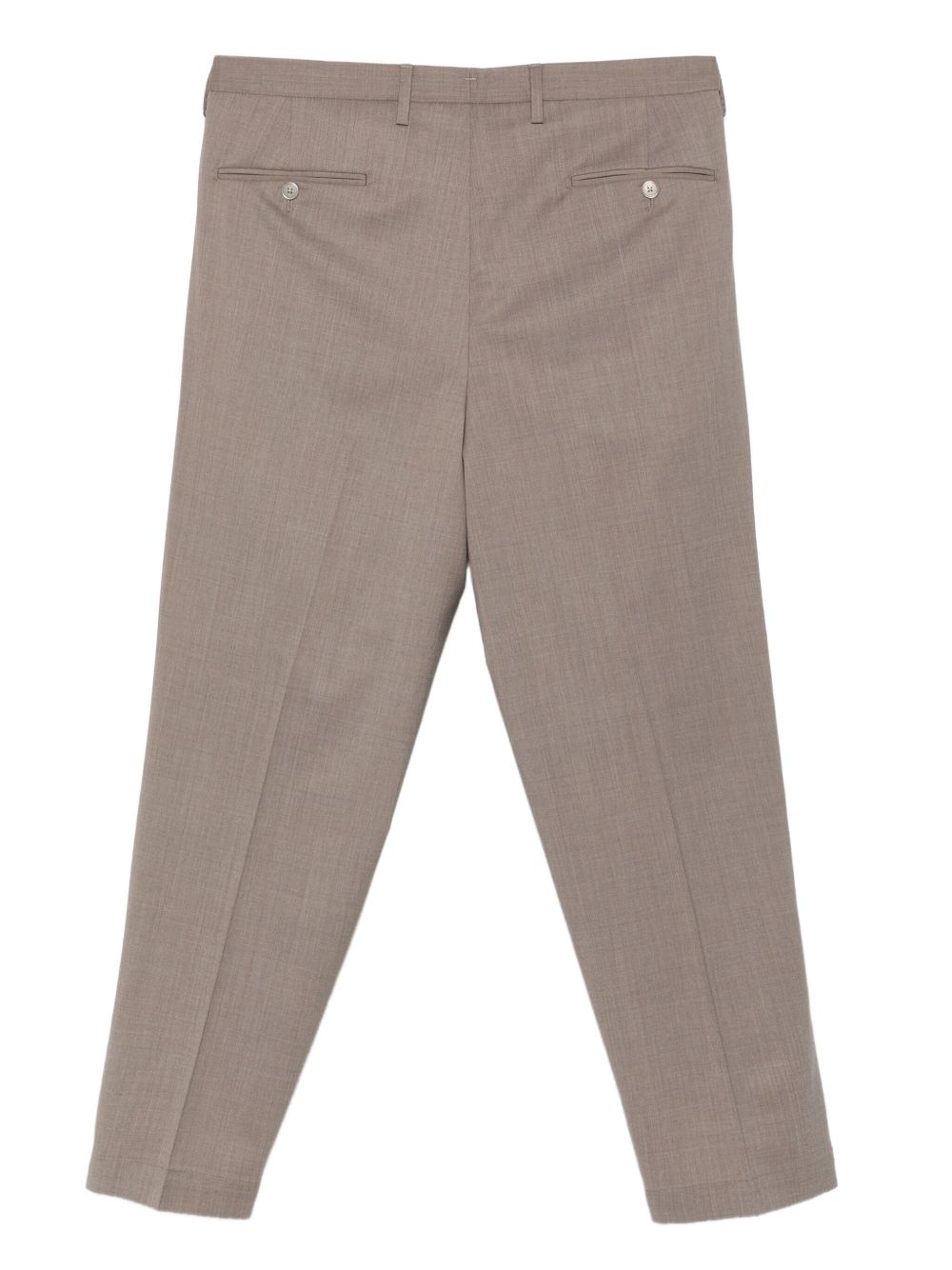 Pantaloni yuta con pieghe frontali 