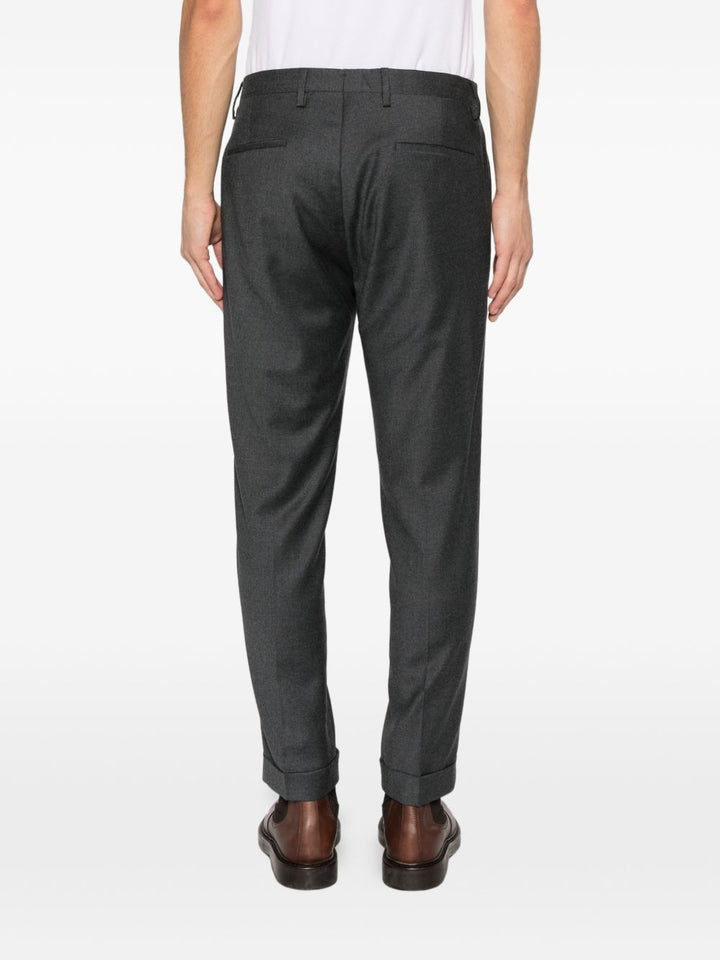Pantaloni plissè grigio scuro 