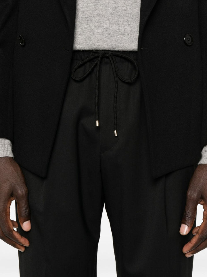 Pantaloni neri con coulisse 