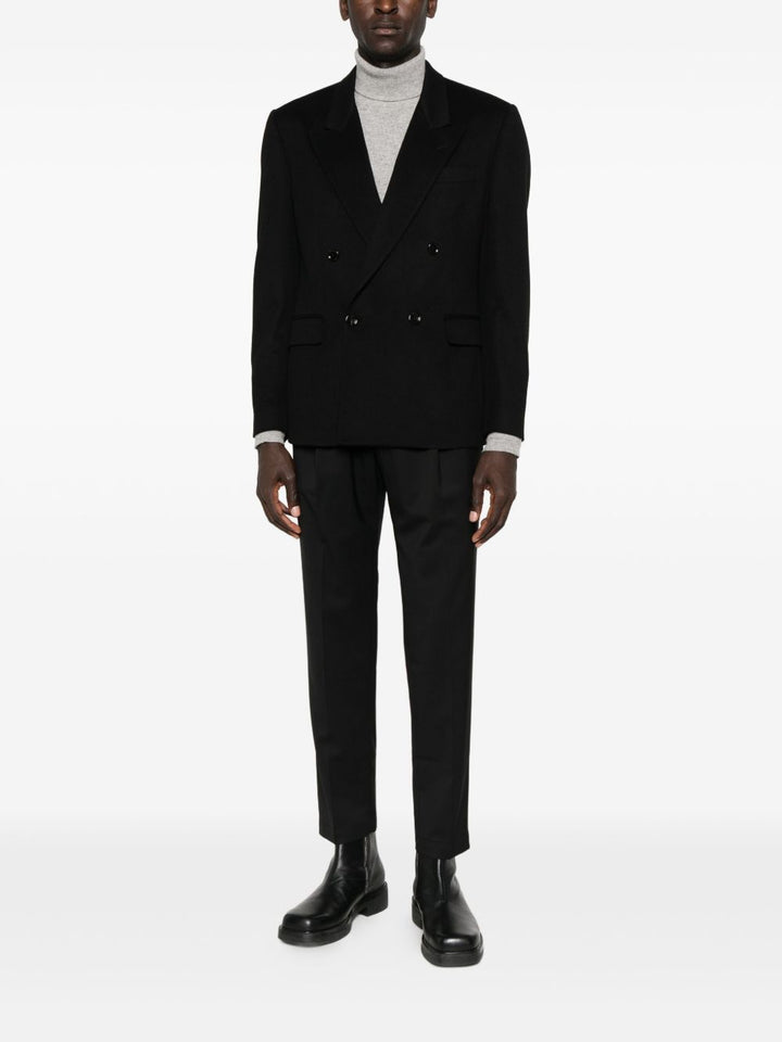 Pantaloni neri con coulisse 