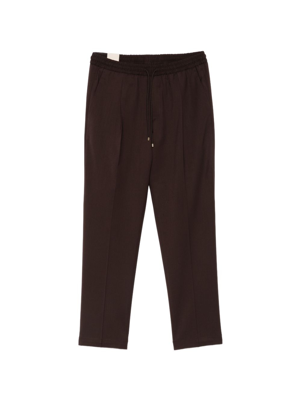 Pantaloni marroni con coulisse 