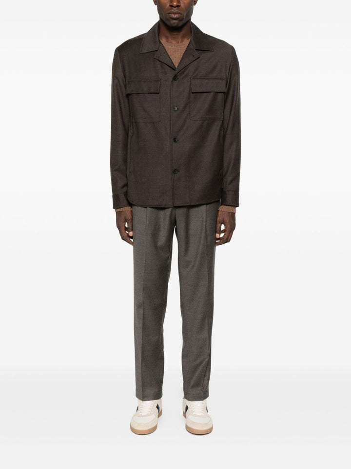 Pantaloni sartoriali Wimbledon tortora 