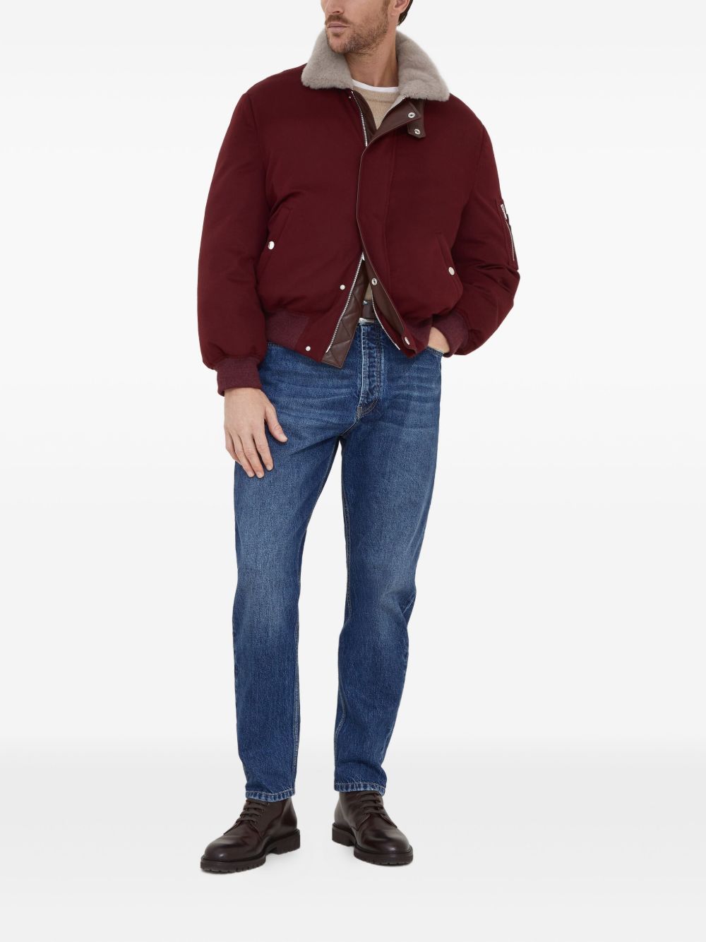 Maglione girocollo girocollo in cashmere 