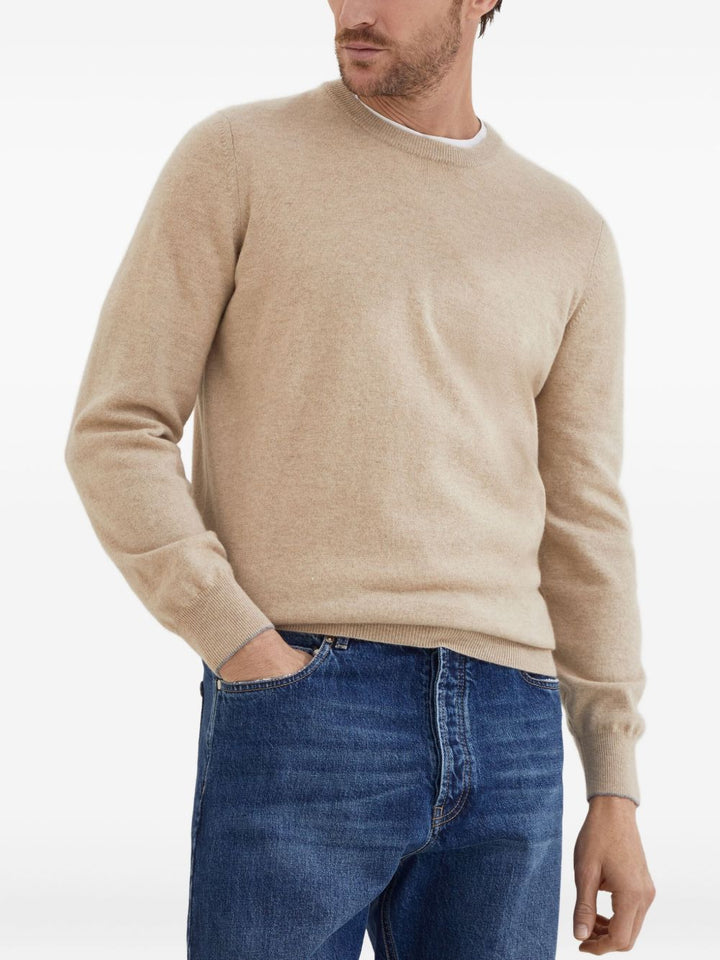 Maglione girocollo girocollo in cashmere 