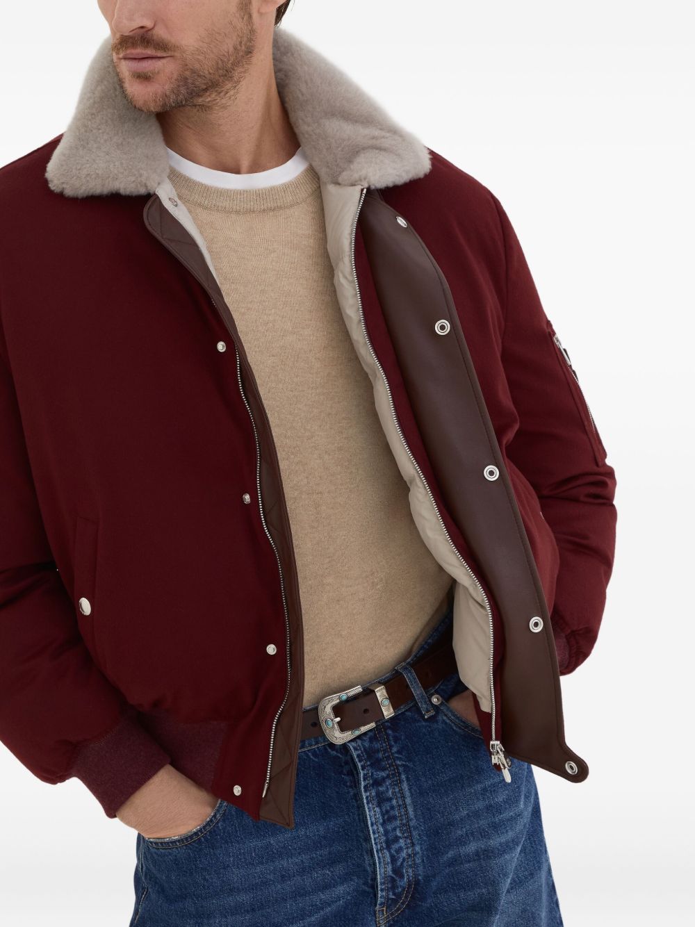 Maglione girocollo girocollo in cashmere 