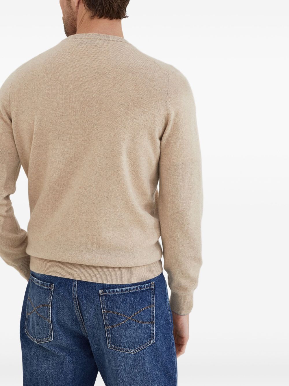 Maglione girocollo girocollo in cashmere 