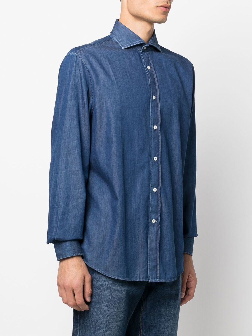 Camicia denim scuro 
