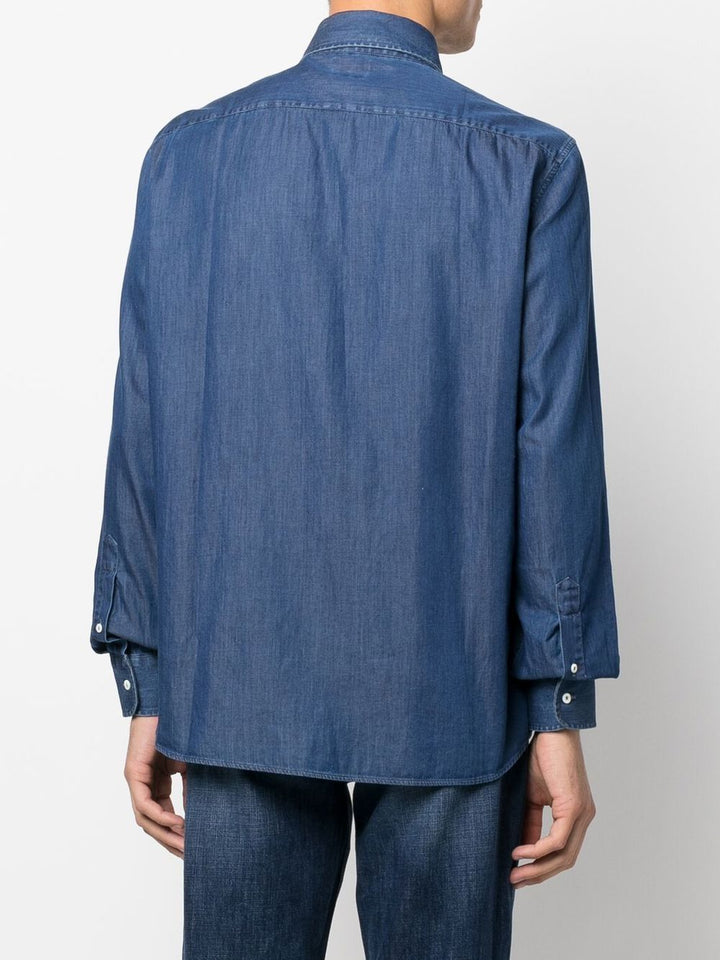 Camicia denim scuro 