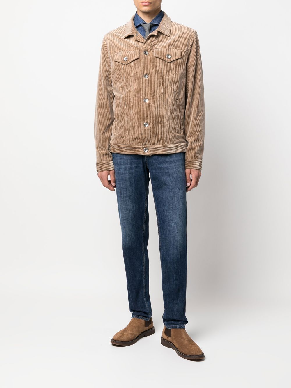 Camicia denim scuro 