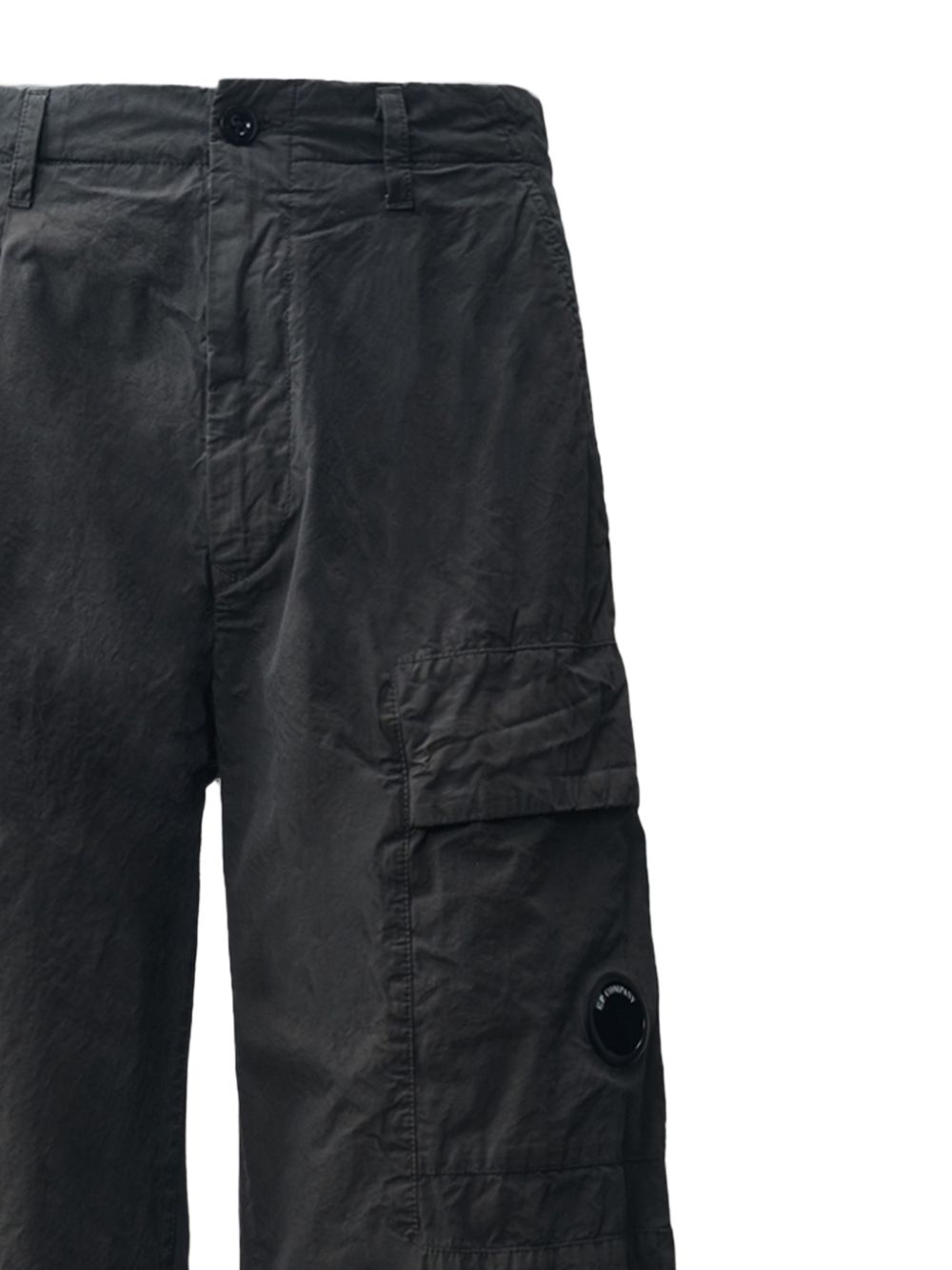 Cargo grigio raven in cotone con dettaglio Lente 