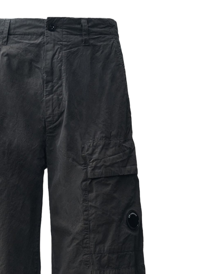 Cargo grigio raven in cotone con dettaglio Lente 