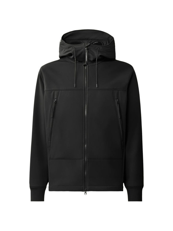 Giacca nera con zip C.P. Compan 