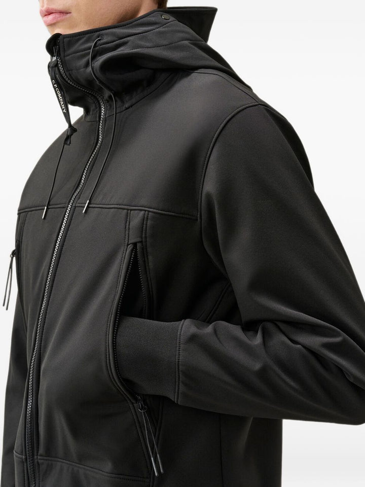 Giacca nera con zip C.P. Compan 