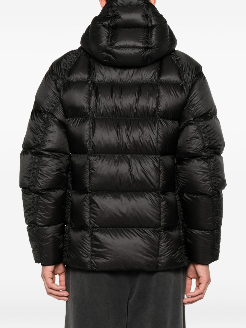 Giacca D.D. Piumino Shell nera con cappuccio 