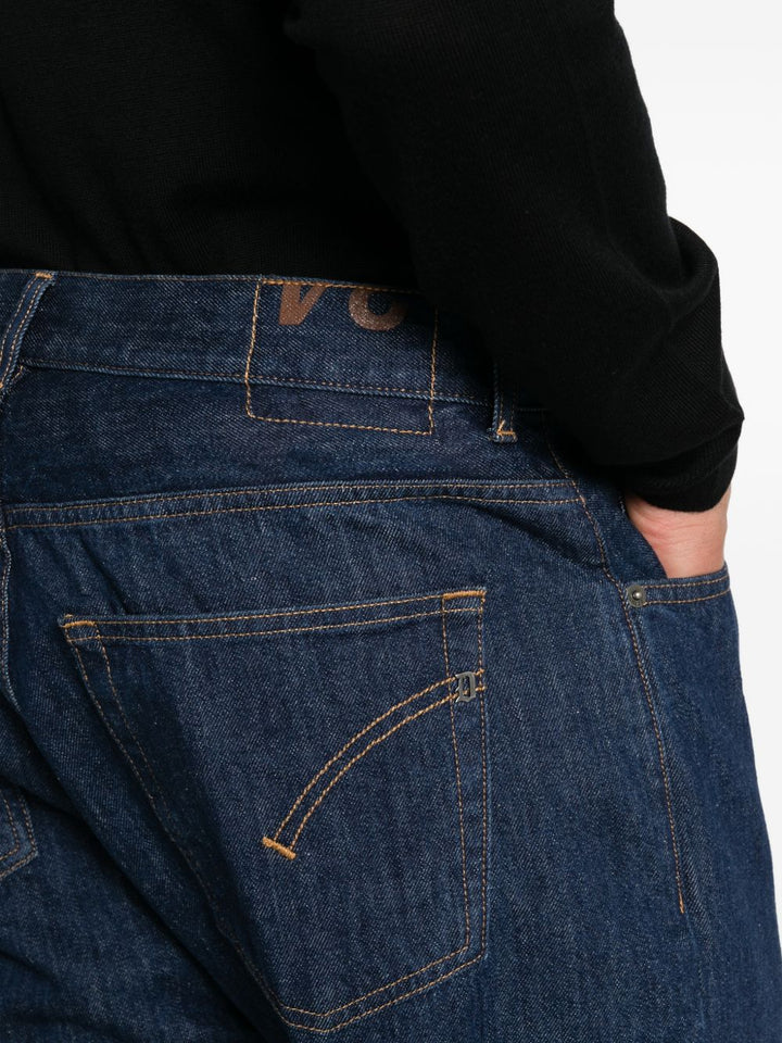 Jeans slim Dian in cotone blu 