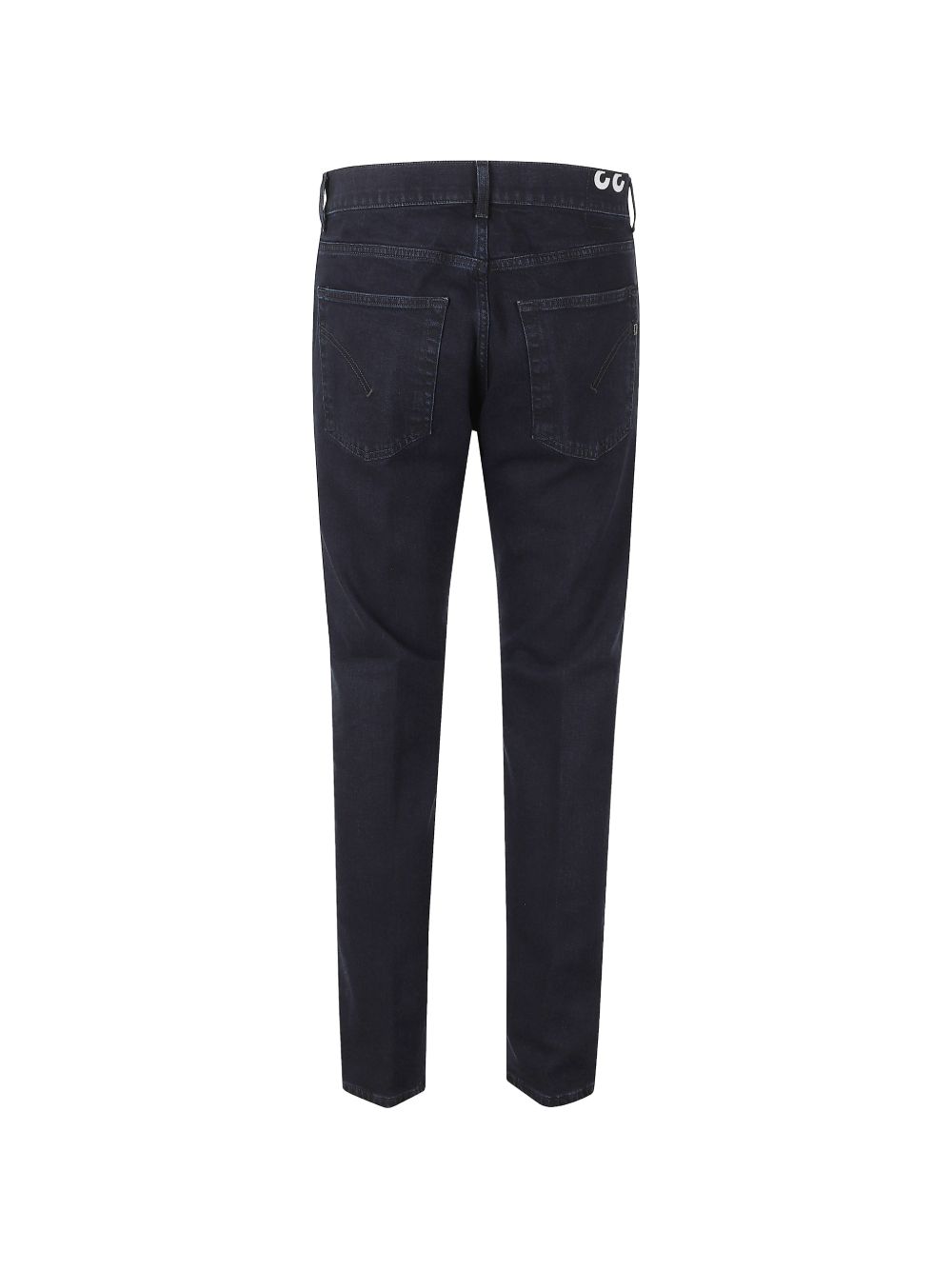 Jeans slim Dian blu in cotone con effetto sbiadito 