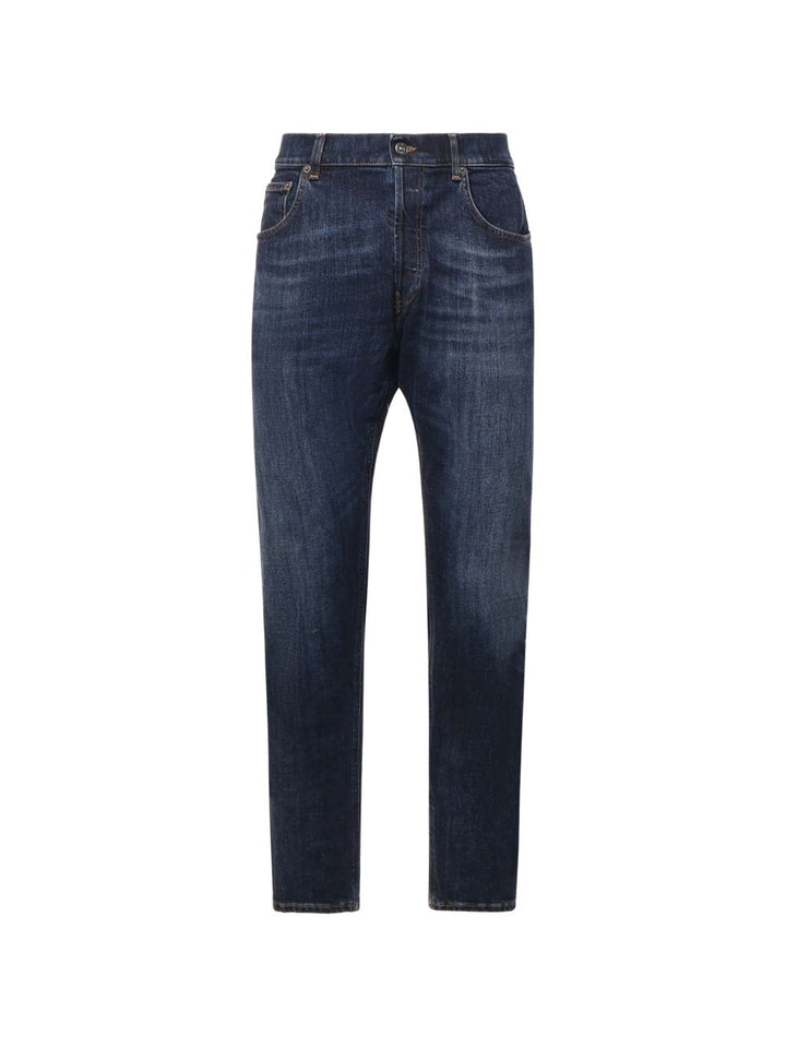 Jeans blu Dian con effetto sfumato 