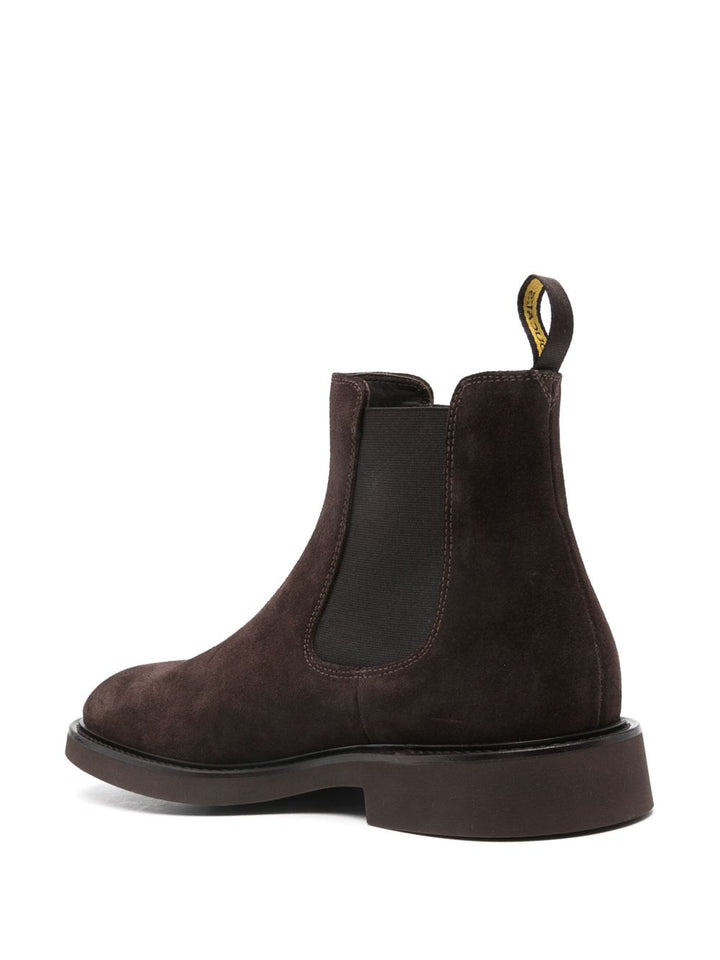 Stivaletti Chelsea testa di moro cedro in suede 
