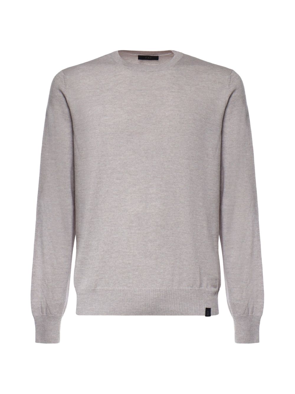 Maglione girocollo grigio 