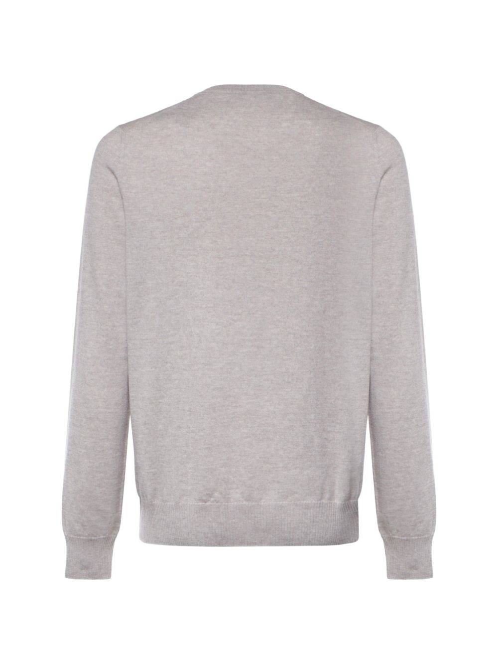 Maglione girocollo grigio 